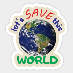 climate change T-Shirt Sticker